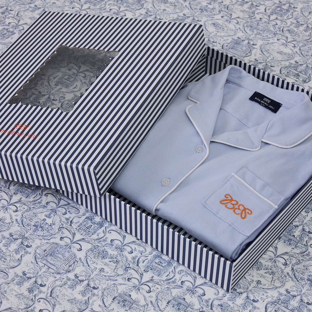 Pyjama set Jules - Blue Gris